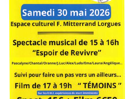 Spectacle Musical Espoir de Revivre