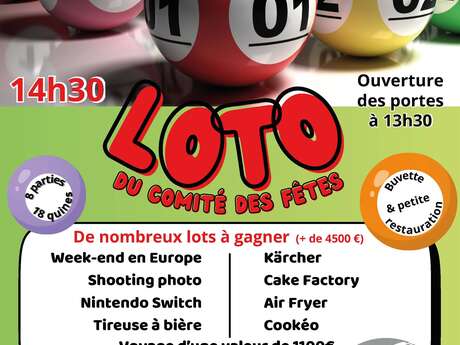 Loto du comité des fêtes d'Entressen