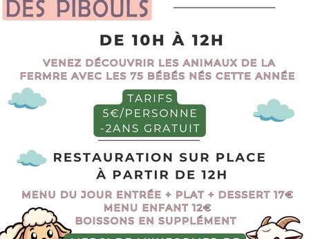 Visite à la ferme animalière des Pibouls