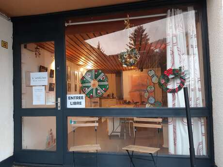 Expo-ventes, atelier d'Elisabeth Roux-jury