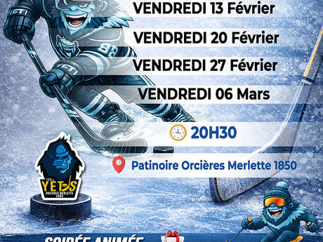 Match de Hockey : Les Yétis d'Orcières !