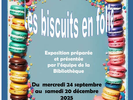 Exposition « Les biscuits en folie » à la Bibliothèque Municipale l'Ariane