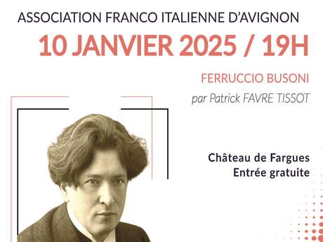 Conférence "Le compositeur Ferruccio Busoni"