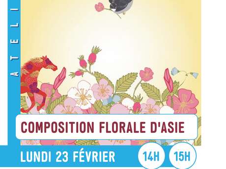 Composition florale d'Asie