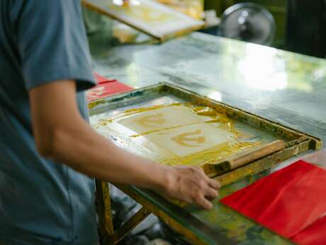 Screen printing workshop - Ferme Léon Fert