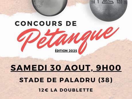 Tournoi de pétanque