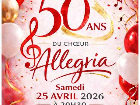 Spring gala of the Allégria choir - 50th anniversary
