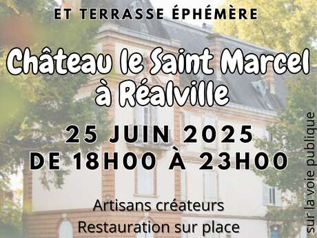 Marché nocturne au Château Saint Marcel