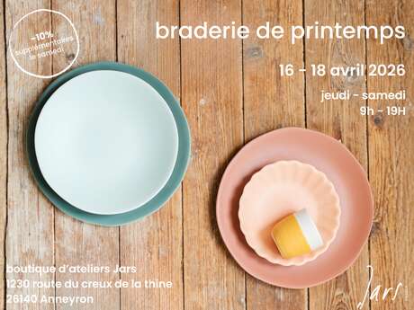 Braderie de printemps Jars