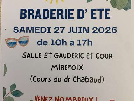Braderie d'été secours catholique