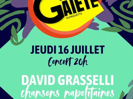 CONCERT DAVID GRASSELLI [chanson napolitaine] 20H
