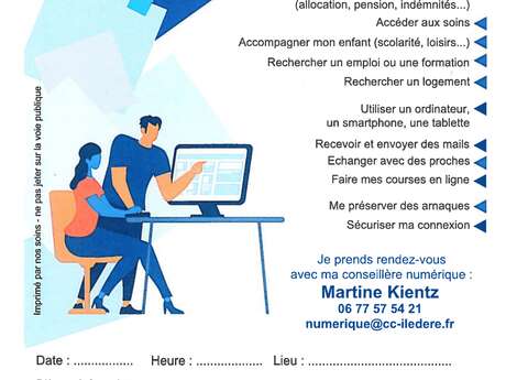 Sprechstunde der digitalen Beraterin in der Bibliothek