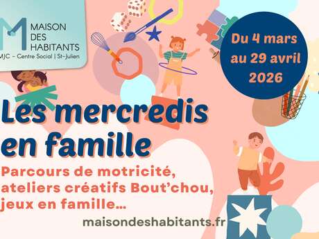Ateliers en famille - Programme du 4 mars au 29 avril
