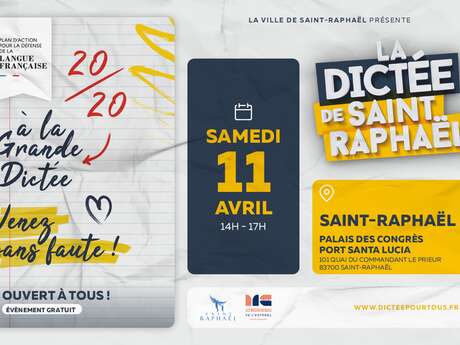 La Grande Dictée de Saint Raphaël !