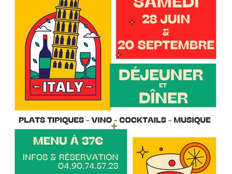 Journée italienne au Bistrot de Lagarde