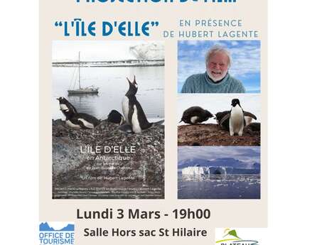 Projection du film " L'île d'Elle" en présence de Hubert Lagente