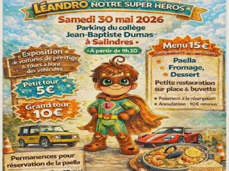 Journée caritative - Leandro tour auto