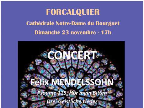 Concert - Felix Mendelssohn et Francis Poulenc
