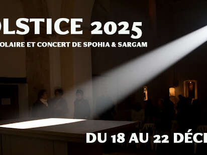 Solstice d'hiver à Valsaintes : lumière solaire et concert