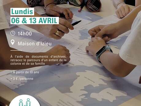 Atelier d’investigation Parcours des familles - Maison d'Izieu