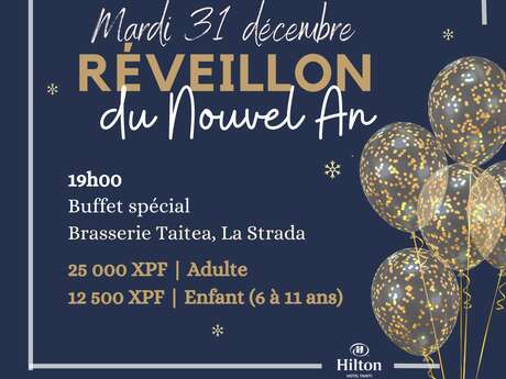 New Year's Eve Buffet - Hilton Hotel Tahiti