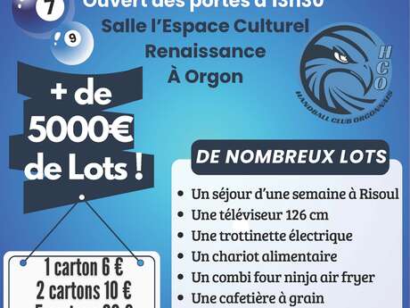 Loto de l'Handball Club Orgonnais