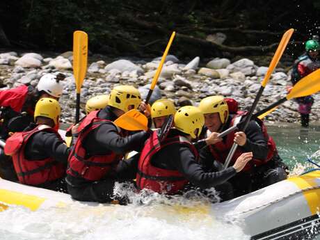 Sortie en rafting