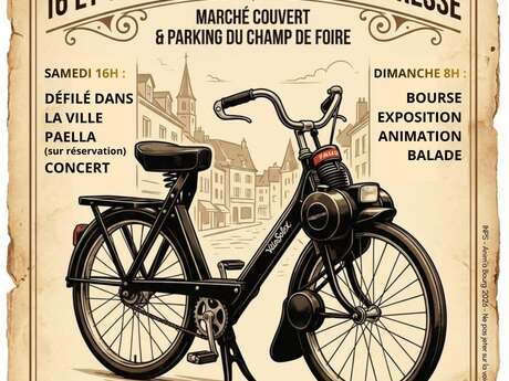 80 ans du Vélosolex à Bourg-en-Bresse