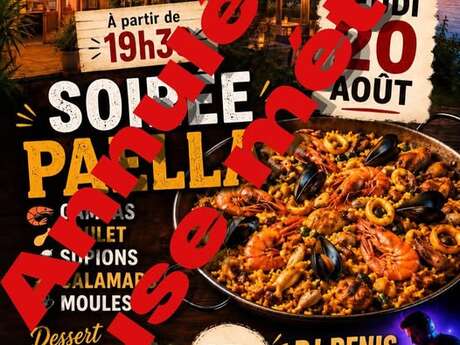 ANNULÉE Soirée paëlla au Cabanon