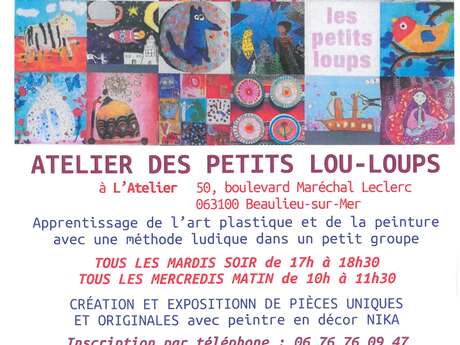 Atelier des petits lou-loups - Arts plastiques