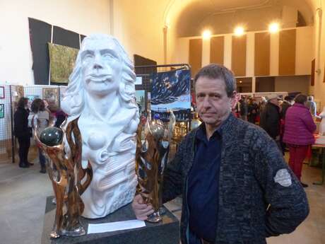 Portes ouvertes de l'atelier de sculpture de Jean-Michel Chapuis