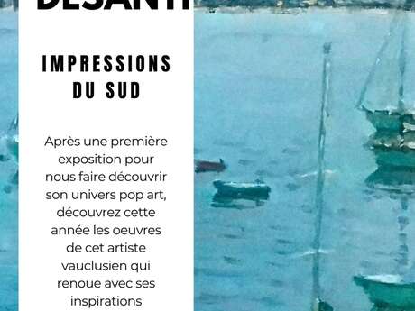 Ausstellung "Impressions du sud" von Jérôme Desanti - Galerie des Limonadiers