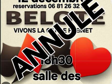 Concours de Belote et Tarot