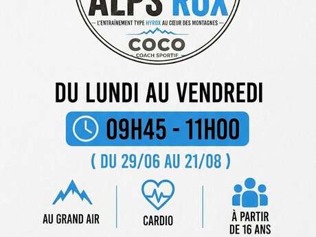 Alps'rox : entraînement type hyrox au coeur des montagnes