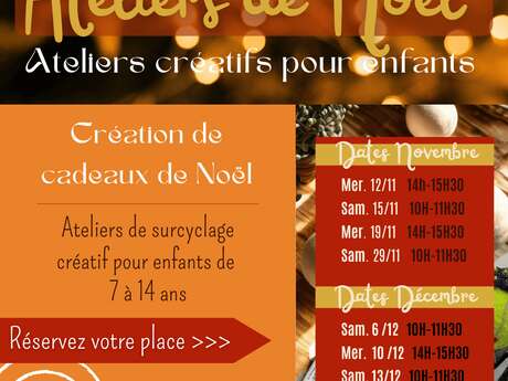 Atelier créatif upcycling  Noël, pour enfants