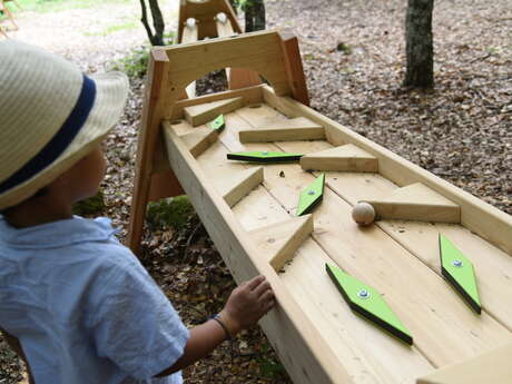 Roule ma boule - parcours de boule en bois