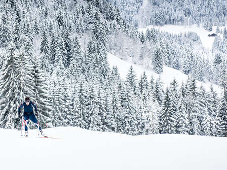 Cross-Country ski trail Grand Paradis - loop n°3 'Les Planchamps'