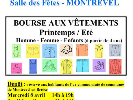 Bourse aux Vêtements Printemps Eté