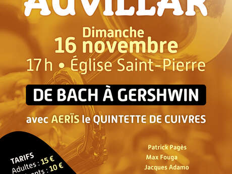 Concert exceptionnel à Auvillar – Quinquette à cuivres Concert exceptionnel à Auvillar – Quinquette à cuivres