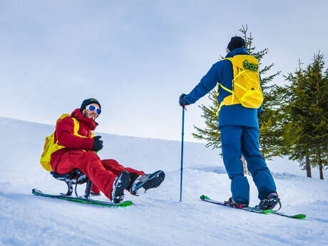 Trottinette-ski et le snooc