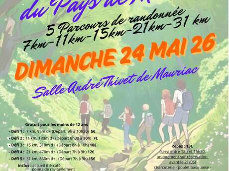 Les Défis Rando du Pays de Mauriac