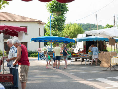 Marché de plein vent de Montaigu de Quercy