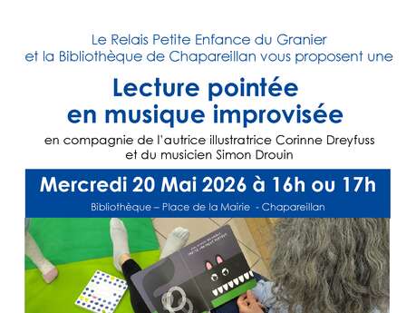 Temps lecture pour les touts-petits - avec l'illustratice jeunesse Corinne Dreyfuss