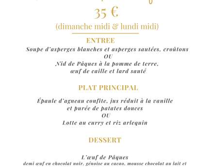 Menu de Pâques au Col de Porte