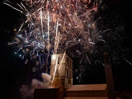 Feu d'artifice de Noël