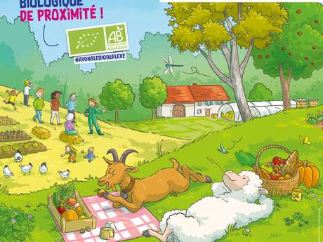 Visite de la ferme "Le champ de l'île"