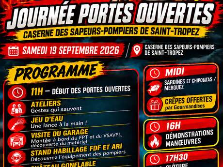 Tag der offenen Tür in der Feuerwache von Saint-Tropez