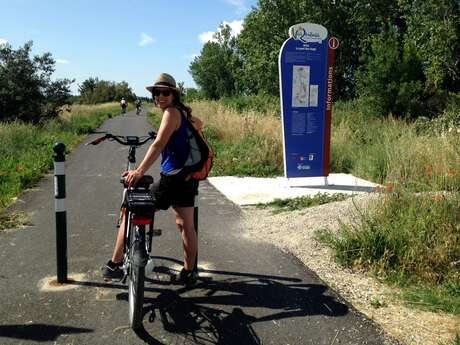 Cycling along the ViaRhôna