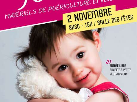 Bourse aux jouets, vêtements et matériels de puériculture