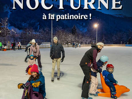 Nocturne en musique à la patinoire !